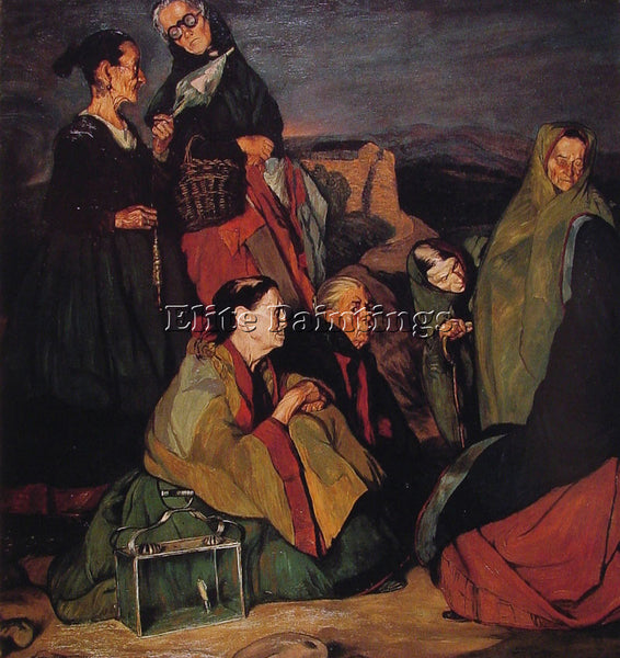 SPANISH THE WITCHES ARTIST PAINTING REPRODUCTION HANDMADE CANVAS REPRO WALL DECO