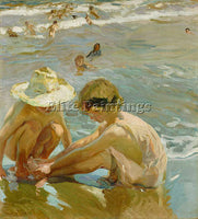JOAQUIN SOROLLA Y BASTIDA THE WOUNDED FOOT GTY ARTIST PAINTING REPRODUCTION OIL