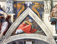 MICHELANGELO THE ANCESTORS OF CHRIST ASA ARTIST PAINTING REPRODUCTION HANDMADE