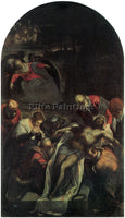 TINTORETTO THE BURIAL ARTIST PAINTING REPRODUCTION HANDMADE OIL CANVAS REPRO ART