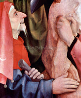 BOSCH THE CROSS FOR CHRIST DETAIL 3  ARTIST PAINTING REPRODUCTION HANDMADE OIL