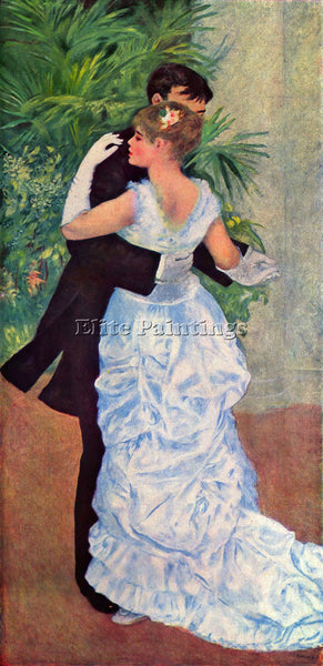 RENOIR THE DANCE IN THE CITY ARTIST PAINTING REPRODUCTION HANDMADE CANVAS REPRO