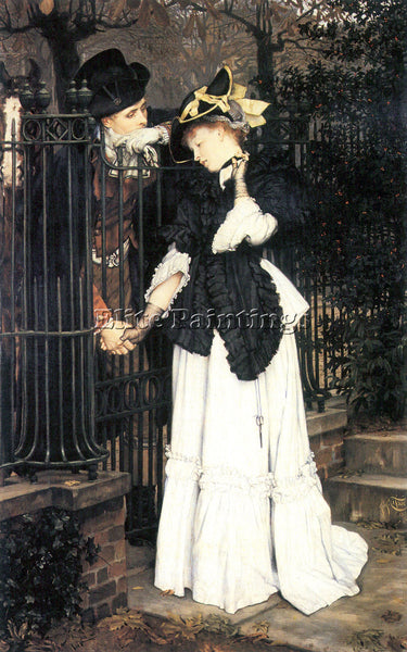 TISSOT THE FAREWELL ARTIST PAINTING REPRODUCTION HANDMADE CANVAS REPRO WALL DECO
