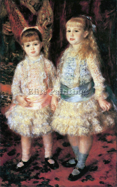 RENOIR THE GIRLS CAHEN D ANVERS ARTIST PAINTING REPRODUCTION HANDMADE OIL CANVAS