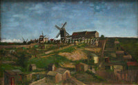 VAN GOGH THE HILL OF MONMARTRE ARTIST PAINTING REPRODUCTION HANDMADE OIL CANVAS