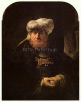 REMBRANDT THE LEPER KING UZZIAH ARTIST PAINTING REPRODUCTION HANDMADE OIL CANVAS