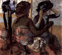 DEGAS THE MILLINER 1 ARTIST PAINTING REPRODUCTION HANDMADE OIL CANVAS REPRO WALL