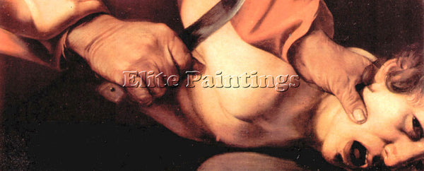 CARAVAGGIO THE SACRIFICE OF ISAAC S DETAIL ARTIST PAINTING REPRODUCTION HANDMADE
