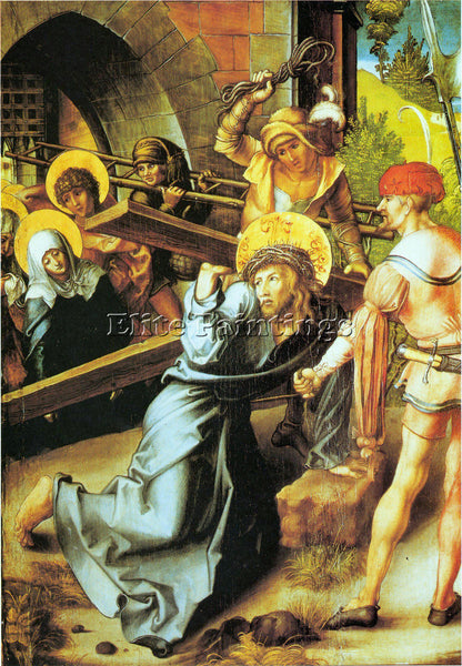 DURER THE SEVEN MARY S PAIN CRUCIFICTION ARTIST PAINTING REPRODUCTION HANDMADE
