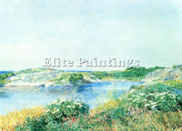 HASSAM THE SMALL POND ARTIST PAINTING REPRODUCTION HANDMADE OIL CANVAS REPRO ART