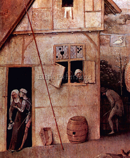 BOSCH THE VAGRANTS DETAIL 1  ARTIST PAINTING REPRODUCTION HANDMADE CANVAS REPRO