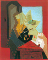 JUAN GRIS THE WINDOW OF THE PAINTER ARTIST PAINTING REPRODUCTION HANDMADE OIL
