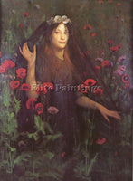 THOMAS COOPER GOTCH DEATH THE BRIDE ARTIST PAINTING REPRODUCTION HANDMADE OIL
