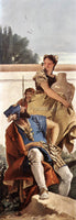 GIOVANNI BATTISTA TIEPOLO A SEATED MAN AND A GIRL WITH A PITCHER ARTIST PAINTING