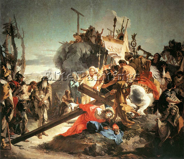 GIOVANNI BATTISTA TIEPOLO CHRIST CARRYING THE CROSS ARTIST PAINTING REPRODUCTION
