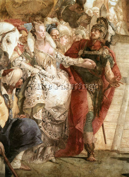 TIEPOLO PALAZZO LABIA MEETING ANTHONY AND CLEOPATRA JPG DETAIL1 ARTIST PAINTING