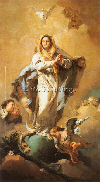 GIOVANNI BATTISTA TIEPOLO THE IMMACULATE CONCEPTION ARTIST PAINTING REPRODUCTION