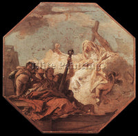 GIOVANNI BATTISTA TIEPOLO THE THEOLOGICAL VIRTUES ARTIST PAINTING REPRODUCTION