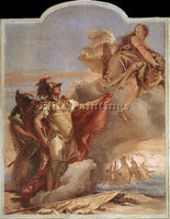 GIOVANNI TIEPOLO VILLA VALMARANA VENUS APPEARING TO AENEAS ON SHORES CARTHAGE