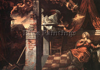 JACOPO ROBUSTI TINTORETTO ANNUNCIATION ARTIST PAINTING REPRODUCTION HANDMADE OIL