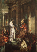 JACOPO ROBUSTI TINTORETTO CHRIST BEFORE PILATE ARTIST PAINTING REPRODUCTION OIL