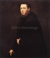 JACOPO ROBUSTI TINTORETTO PORTRAIT OF A YOUNG GENTLEMAN ARTIST PAINTING HANDMADE