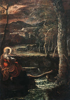 JACOPO ROBUSTI TINTORETTO ST MARY OF EGYPT ARTIST PAINTING REPRODUCTION HANDMADE