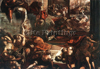 JACOPO ROBUSTI TINTORETTO THE SLAUGHTER OF THE INNOCENTS ARTIST PAINTING CANVAS