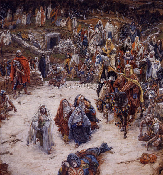 JAMES JACQUES-JOSEPH TISSOT WHAT OUR SAVIOUR SAW FROM THE CROSS ARTIST PAINTING
