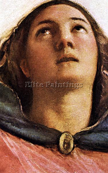 TITIAN ASSUMPTION OF THE VIRGIN DETAIL1 ARTIST PAINTING REPRODUCTION HANDMADE