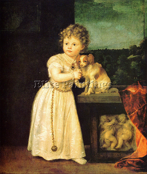 TITIAN CLARICE STROZZI 1542 ARTIST PAINTING REPRODUCTION HANDMADE OIL CANVAS ART
