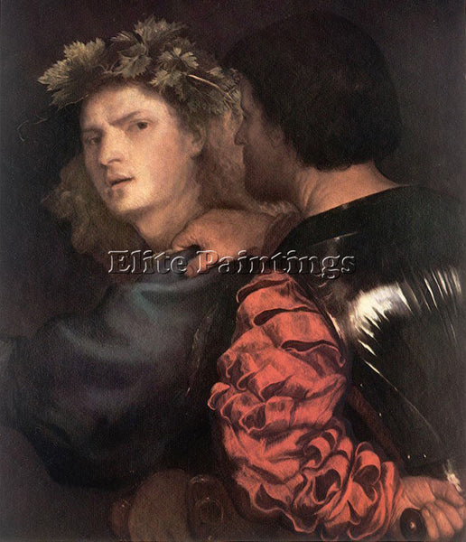 TITIAN THE BRAVO ARTIST PAINTING REPRODUCTION HANDMADE OIL CANVAS REPRO WALL ART