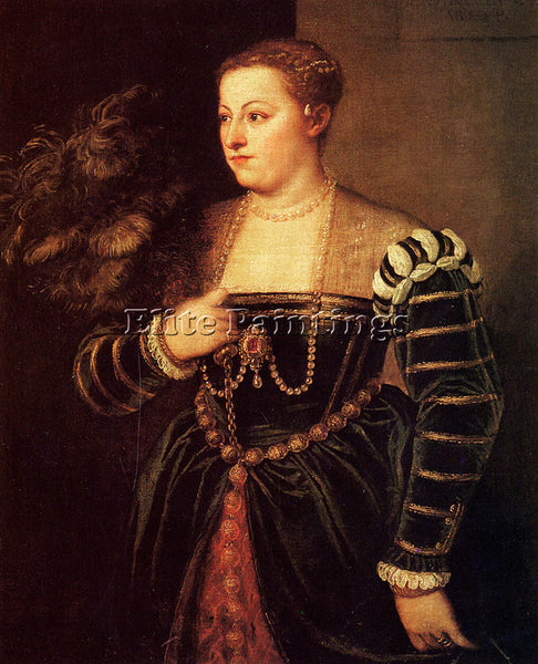 TITIAN S DAUGHTER LAVINIA 1560 61 ARTIST PAINTING REPRODUCTION HANDMADE OIL DECO