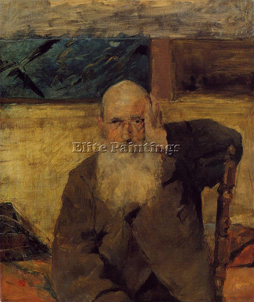 HENRI DE TOULOUSE-LAUTREC OLD MAN AT CELEYRAN ARTIST PAINTING REPRODUCTION OIL