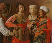 FRENCH TOUR GEORGES DE LA FRENCH 1593 1652 ARTIST PAINTING REPRODUCTION HANDMADE