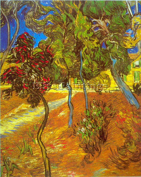 VAN GOGH TREES ARTIST PAINTING REPRODUCTION HANDMADE OIL CANVAS REPRO WALL  DECO