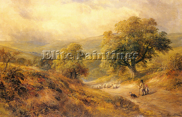 GEORGE TURNER CROSS O TH HANDS DERBYSHIRE ARTIST PAINTING REPRODUCTION HANDMADE