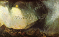 TURNER SNOW STORM HANNIBAL AND HIS ARMY CROSSING ALPS ARTIST PAINTING HANDMADE