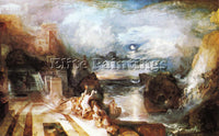 WILLIAM TURNER THE PARTING HERO AND LEANDER FROM GREEK MUSAEUS PAINTING HANDMADE
