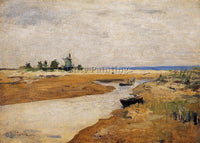 JOHN TWACHTMAN THE INLET ARTIST PAINTING REPRODUCTION HANDMADE CANVAS REPRO WALL