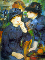 RENOIR TWO GIRLS ARTIST PAINTING REPRODUCTION HANDMADE OIL CANVAS REPRO WALL ART