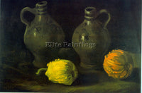 VAN GOGH TWO JARS ARTIST PAINTING REPRODUCTION HANDMADE CANVAS REPRO WALL DECO