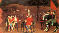 PAOLO UCCELLO MIRACLE OF THE DESECRATED HOST SCENE 5 ARTIST PAINTING HANDMADE