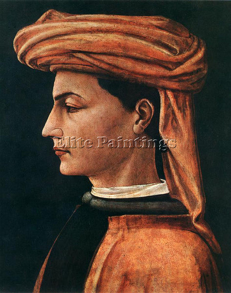 PAOLO UCCELLO PORTRAIT OF A YOUNG MAN ARTIST PAINTING REPRODUCTION HANDMADE OIL