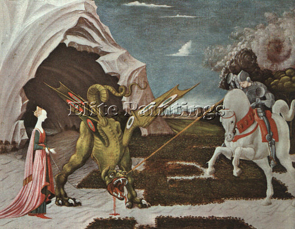 ITALIAN UCELLO PAOLO OR UCCELLO ITALIAN 1395 1475 ARTIST PAINTING REPRODUCTION