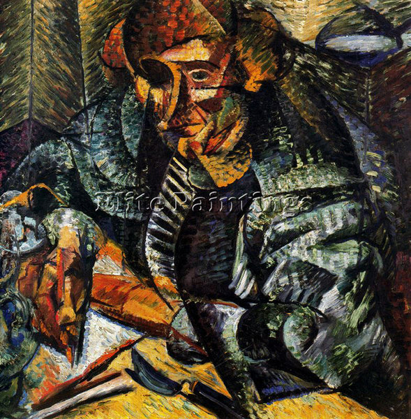 UMBERTO BOCCIONI BOCCI40 ARTIST PAINTING REPRODUCTION HANDMADE CANVAS REPRO WALL