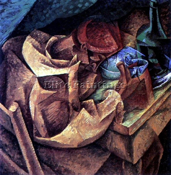 UMBERTO BOCCIONI BOCCI42 ARTIST PAINTING REPRODUCTION HANDMADE CANVAS REPRO WALL
