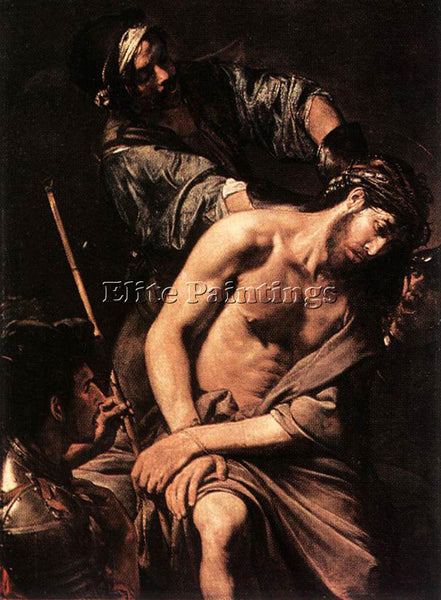 VALENTIN DE BOULOGNE CROWNING WITH THORNS ARTIST PAINTING REPRODUCTION HANDMADE