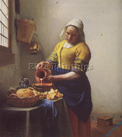 VERMEER VERM9 ARTIST PAINTING REPRODUCTION HANDMADE OIL CANVAS REPRO WALL  DECO