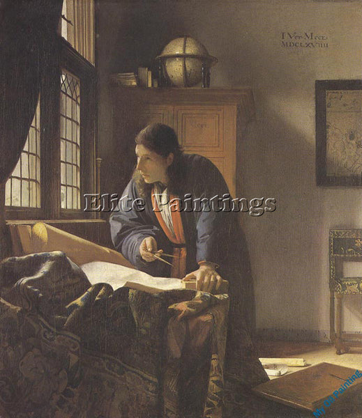 VERMEER VERM29 ARTIST PAINTING REPRODUCTION HANDMADE OIL CANVAS REPRO WALL  DECO
